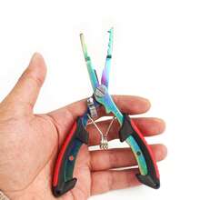 1pc Stainless Steel Fishing Pliers, Multi-Function Fish Line Cutter, Fishing Tackle - Multicolor - View 1