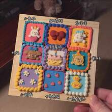 新款3D粘土相框，超轻粘土DIY相框，手工3D粘土艺术展示，适合男孩、女孩，互动、友谊、家庭，热销产品，爆炸模型，送给男朋友/女朋友的礼物，生日礼物，派对礼物，完美礼物，礼品 - 彩色 - 查看 7