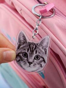 Personalisierter Haustier-Schlüsselanhänger Foto-Geschenk, angesagter Haustier-Schlüsselanhänger und süße Schlüsselanhänger für den täglichen Gebrauch, individueller Haustier-Foto-Erinnerungsstück für Taschen und Schlüssel, modernes Geschenkidee für Haustierliebhaber, individuelle Foto-Option verfügbar, anpassbare Form und Foto-Auswahl - Stil A - Übersicht 3