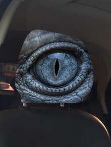 Funda para reposacabezas de coche con diseño de ojo de lagarto, diseño de ojo grande - Adecuado para conducción diaria y viajes, todo el año, lavable y fácil de instalar, decoración de coche, accesorio llamativo, esencial de viaje, funda decorativa de tela suave, decoración de coche, accesorio de vehículo, viajero frecuente, conductor de moda, Día de la Mujer, esenciales de viaje, recuerdos de boda, Y2k, dormitorio, accesorios de coche para mujeres, decoración de cocina, playa, verano, vacaciones, artículos esenciales de viaje, blusas para salir, artículos del hogar - Multicolor - Ver 8