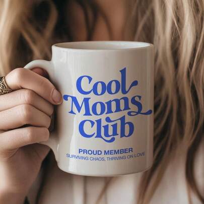 Neue Mama Tasse für Mama, witziges Mama Geschenk für Mama Freundin, coole Mamas Club Tasse, Geschenk für neue Eltern für neue Mama, Geschenk für werdende Mutter Baby Shower