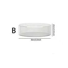 1PC Cake Stand For Weddings, Ceremonies, Banquets, And Parties – Multi-Pack Set, Transparent, Round Acrylic Cake Stand With Fillable Compartment - Clear - View 6