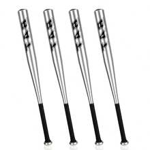 25-Inch Aluminum Alloy Baseball Bat, Lightweight , High Impact, Suitable For Youth And Adults Outdoor Training, Softball And Baseball Practice, Ideal Equipment For Matches, Also A Great Gift For Friends And Family, Can Be Used In Multiple Countries - Silver - View 2