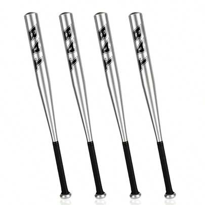 25-tums basebollträ i aluminiumlegering, lätt, hög slagkraft, lämplig för ungdomar och vuxna utomhusträning, softboll och basebollträning, idealisk utrustning för matcher, även en utmärkt present till vänner och familj, kan användas i flera länder