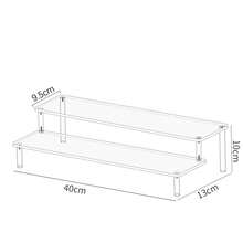 1PC Acrylic Display Stand Clear Display Riser Rack For Cupcake,Perfume Doll Organizer Figures - Multicolor - View 13