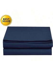 EstiloSáBana Bajera De Lujo- Alta Calidad, Elegante, CóModa, Sin Arrugas, 1500 Hilos, Calidad Egipcia, Gris, Doble, 1VersióN Mejorada - Azul marino - Ver 2