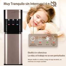 Dispensador Multifuncional De Agua 3 Salidas Fría Y Caliente - Oro rosa - Ver 6
