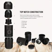 这是一款小巧的手动胶囊咖啡机，适合露营、徒步旅行等户外活动以及办公室使用。它是生日或情人节的绝佳礼物。