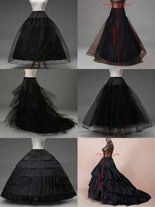 Custom Made Plus Size Crinoline Petticoat Slip For Bridal Wedding Dress, 6 Styles Available - Multicolor - View 8