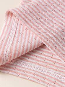 3pcs/Set Girls' Rose Floral Mesh Hollow Tank Tops, Lightweight, Breathable, Quick-Dry Cotton Summer Tops - Multicolor - View 8