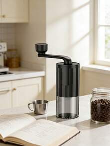 Portable Manual Coffee Grinder, Basic Home Use - Multicolor - View 1