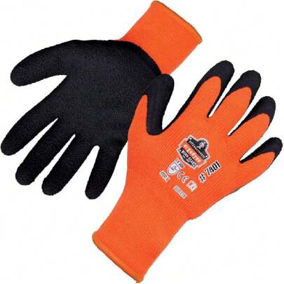 Guantes de invierno ligeros con revestimiento para adultos, color naranja, talla XL, paquete de 1 de EE. UU,37569677
