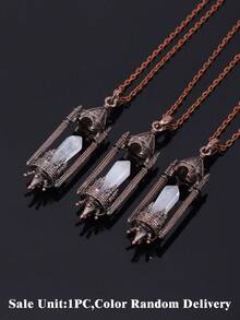 1pc Crystal Rocket Launcher Necklace Natural Stone Pendant For Women Men DIY Amethyst Rose Quartz Agate Pendant Jewelry H815 - Necklace - View 11