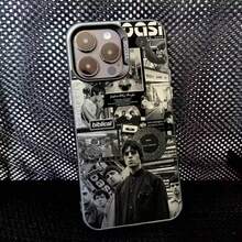 Hot O-Oasis Band Phone Case For  16,15,14,13,12,11,8,7,Pro,Max,Plus,Mini,XS,SE Anti Fall Black Matte Hard.Holiday Phone Accessories. - Z2 - 查看 9