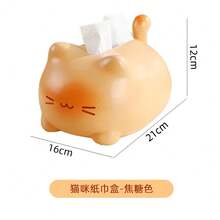 Hũ đựng gia vị bằng gốm hình mèo hoạt hình vẽ dưới lớp men màu caramel, hũ đựng gia vị nhà bếp, hũ đựng muối, hộp đựng gia vị gia đình. - Nhiều màu - Xem 7