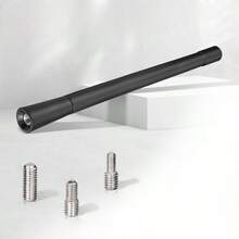 TRTY Mástil de antena de radio de coche de repuesto suave, poste de antena de maletero de motocicleta, antena de techo de coche negra con adaptador de tornillo, adecuada para todos los coches, camiones, vehículos todoterreno, motocicletas, accesorios exteriores para actualización de audio, diseño de moda, estructura, piezas de automóvil, también es un gran regalo para Año Nuevo, Día de San Valentín, Día del Padre, Pascua, Halloween, Navidad, cumpleaños - Antena general - Ver 15
