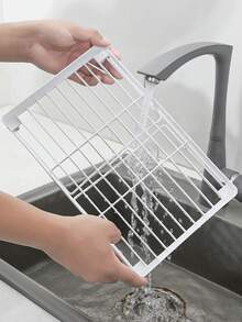 Kitchen Spice Rack; Condiment Rack; Floor-Standing Plastic Storage Rack; Seasoning Rack; Herb Rack - White - View 7