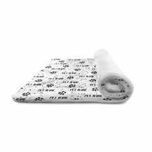 Personalized Pet Insulating Mat With Your Own Pet's Name.This Thick, Cozy Pet Flannel Insulating Mat With Paw Prints Provides Warmth And Comfort, Making It Perfect For Cats And Small Dogs To Relax On. It's Portable And Ideal For Creating A Snug Spot For Your Pet. Perfect Gift For Any Pet Owner, Flexible & Easy To Store & Portable, Gift For Best Friends Mom, Dad, Daughter, Son, Family, Girlfriend, Boyfriend, And Other Pet Lover - White - View 3