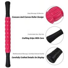 Gear Massage Stick Yoga Deep Muscle Relaxation Axis Personal Training Fascia Roller Plastic Fitness Body Massager - Multicolor - View 7