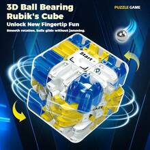 3D迷宫魔方，空间感知益智玩具，高难度脑力训练拼图游戏，便携式儿童互动玩具，多人挑战，送给男孩女孩的绝佳礼物，生日、圣诞节、开学季皆宜 - 3D滾珠魔術方塊 - 查看 3