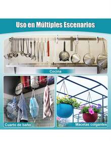 EstiloPaquete De 20 Ganchos En Forma De S De 7 Cm, Ganchos En Forma De S De Acero Inoxidable, Ganchos Para Colgar, Ganchos En S ResistentesVersióN Mejorada - 1 - Ver 7