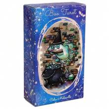 Boo Tarot, A Charming Ghost-Themed Cartoon Deck, An Ideal Learning Deck For The Rider-Waite System, Featuring Cards And Board Games. - Blue - View 1