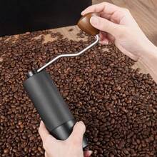Manual Coffee Grinder, Hand Coffee Mill, Coffee Bean Grinder, Hand Coffee Grinder, Extended Crank Design For Effortless And Smooth Grinding - Multicolor - View 5