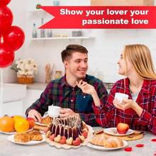 Heart Shaped Novelty Cake Pans, 9 Inch Heart Flut Cake Molds, Silicone Molds Baking Cake Nonstick, Baking Pan Valentine'S Day, Wedding - 紅色 - 查看 2