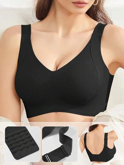 1pc Maternity Wireless Seamless Comfort Sports Bra