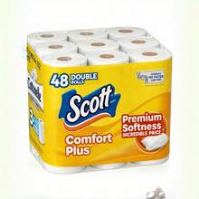 Valentines Day Scott ComfortPlus Toilet Paper | Thickened Version [Family Large Capacity 48Rolls] Scott ComfortPlus Toilet Paper, 12/36/48 Rolls Double Ply, Single Ply Toilet Paper,12 Double Rolls (Equivalent To 24 Regular Rolls) | 231 Soft & Absorbent 1-Ply Sheets Per Roll | SepticSafe & SewerSafe | Clog-Free Performance For All Toilets | Ideal For Home, Office, RV & Camping Use | Strong Enough For Everyday Use | Value Pack For Long-Lasting Supply | Premium 1-Ply Design That Balances Comfort & Cost-Effectiveness | Trusted Brand For Reliable Bathroom Essentials,For Bathrooms, Bathroom Tissue, Loo Roll, Personal Cleansing Paper, Home Essentials, Tissue, Paper Napkins, Fragrance-Free, Cloud-Like Softness, Skin-Friendly,Bulk Pack Value, Lint-Free, Plush Texture, 2-Ply Strength - 多色 - 查看 3