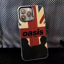 Hot O-Oasis Band Phone Case For  16,15,14,13,12,11,8,7,Pro,Max,Plus,Mini,XS,SE Anti Fall Black Matte Hard.Holiday Phone Accessories. - z4 - 查看 8