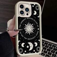 Funda de teléfono de marca de moda caliente Sol Luna para iPhone 17 16 15 14 13 12 11 Ais/Pro/Max/Plus - TYW-J201TY2401y2 - Ver 3