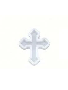 1个Chneeu树脂模具，适用于环氧树脂/冷铸树脂 - 大型可重复使用十字架首饰模具，DIY项链吊坠制作，柔性硅胶浇铸模具，易于脱模（1.5英寸长） - 彩色 - 查看 13