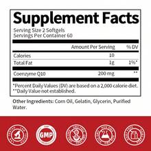 Natural Coenzyme Q10 Antioxidant Supplement 200mg For Heart, Brain & Immunity Support - 120 Capsules - 1 Bottle - View 7