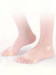 10pcs Waterproof Transparent Invisible Heel Grips, High Heel Friction Pads, High Heel Foot Cushion Stickers