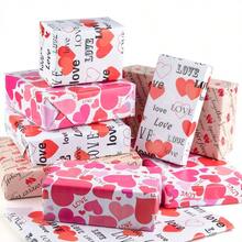 6 Pcs Eart Wrapping Pr Printed Patterned Tissue S Gift Wrap Red Tissue Pr  Gift Wrap Supply 50 * 70 - Style 4 - View 2
