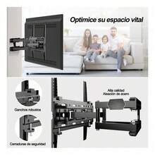 Soporte Base De Pared Para Pantalla Tv Monitor 32-80 Pulgada - Negro - Ver 8