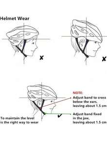 1顶成人自行车头盔，轻便男女通用，舒适带衬垫和遮阳板，多种颜色可选，适用于成人和青少年山地车和公路车，优质气流一体化可调节保护，适用于山地和公路骑行。