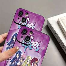 Estuche para teléfono Rockstar Fairy Band Compatible con estuches para teléfonos   17  16 Pro Max  15 Pro Max  13 y  12 Material brillante 2 en 1 Duradero a prueba de golpes y elegante Una excelente opción para familiares, amigos, seres queridos, novios, novias y regalos de Navidad y Año Nuevo - Negro - Ver 7