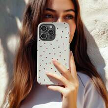 Funda de teléfono resistente con diseño de corazón, compatible con iPhone 17, 16, 15, 14, 13, 12, 11 Pro Max, regalo del Día de San Valentín, regalo para ella - Multicolor - Ver 2