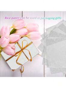 EstiloHojas de papel de morera para decoupage: 50 hojas de papel de arroz A4, papel Washi para decoupage, manualidades, bricolaje, envoltura de regalo, fabricación de tarjetasVersión mejorada - 1 - Ver 7