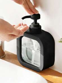 500ml/300ml Soap Dispenser, Countertop Liquid Soap Refill Bottle, Bathroom Handwash Liquid Dispenser, Single-Hand Press Soap Bottle, Reusable Empty Bottles (For Shampoo, Laundry Detergent, Conditioner, Body Wash, Cleaning Liquid) - Multicolor - View 6