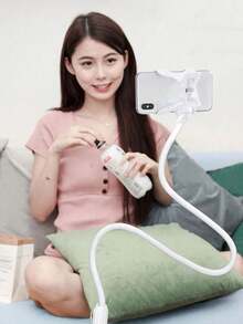 Giá đỡ điện thoại cố định xoay 360 độ, có thể điều chỉnh góc độ, phù hợp với điện thoại dưới 200g, thích hợp sử dụng cạnh giường hoặc trên bàn làm việc. - Nhiều màu - Xem 5