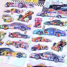 3D Water Sticker Racing Car Toy, Children's Reward Liquid Quicksand Crystal Small Sticker Painting - Tanned Kitty/Sticker>Candy/Kitten/Kids - Multicolor - View 2