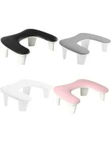 1pc Professional Nail Technician Armrest - U-Shaped Nail Art Hand Rest Pillow, Large Size Microfiber Leather Nail Armrest Stand, Suitable For Acrylic Nail Technicians, Large Size Microfiber PU Leather Nail Hand Rest, Professional Salon Nail Armrest Cushion - Multicolor - View 7