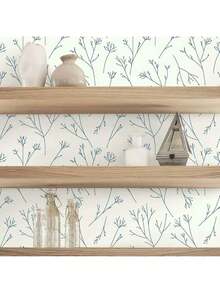 Wall Paper - Navy Blue and White - View 4