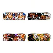 1pc Dachshund Pattern Pencil Case, Unique Student Stationery Storage Bag, Various Patterns Available, Suitable For Student Desk Organization After Back To School - Multicolor - View 1