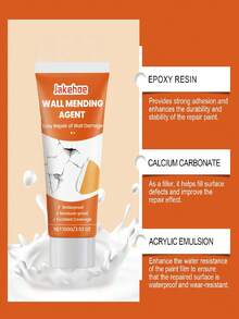 jakehoe 1 Pc/100g/Wall Repair Paste/Wall Hole Peeling Repair Paste Cracked Nail Hole Wall Repair Agent, The Best Gift For Friends And Family, (New And Old Models Shipped Randomly) - one-size - View 7