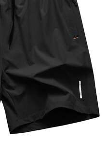 Men's Quick-Dry Sports Shorts, Gym Workout Training, Summer Sportswear Black - Black - View 5