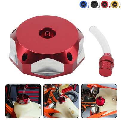  PowerMotor Motorcycle Fuel Tank Cap Suitable For CR CRF XR TZ WR Kawasaki KFX KLX KX And KXF Series Motorcycles, CNC Fuel Tank Cap
